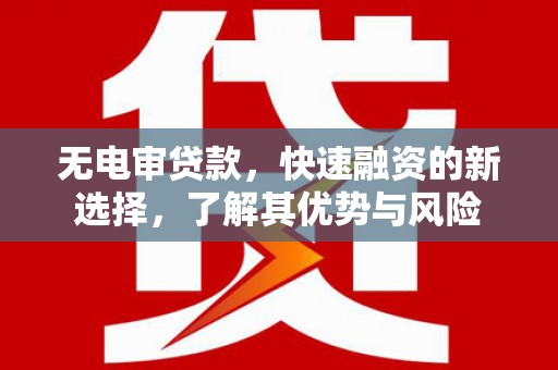 卓溪无电审贷款，快速融资的新选择，了解其优势与风险
