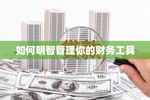 卓溪如何明智管理你的财务工具