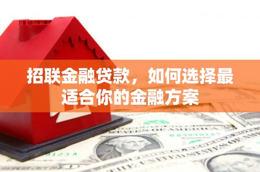 卓溪招联金融贷款，如何选择最适合你的金融方案