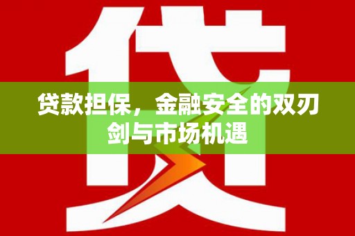 卓溪贷款担保，金融安全的双刃剑与市场机遇