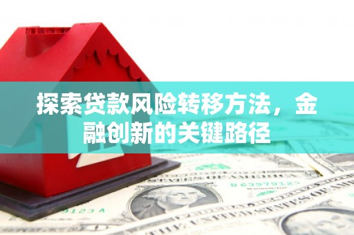 卓溪探索贷款风险转移方法，金融创新的关键路径