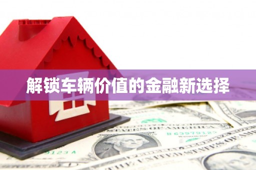 卓溪解锁车辆价值的金融新选择