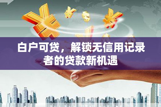 卓溪白户可贷，解锁无信用记录者的贷款新机遇