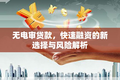 卓溪无电审贷款，快速融资的新选择与风险解析
