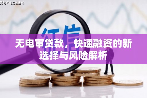 卓溪无电审贷款，快速融资的新选择与风险解析