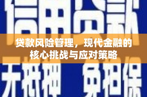 卓溪贷款风险管理，现代金融的核心挑战与应对策略