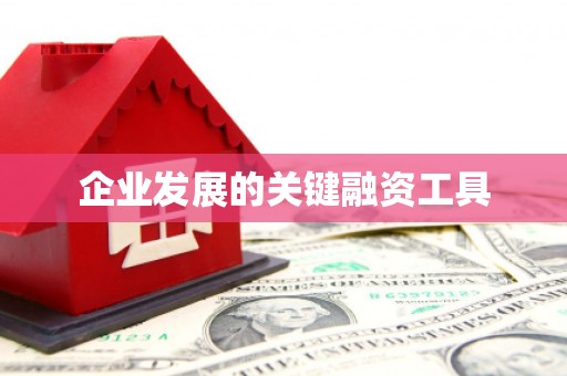 卓溪企业发展的关键融资工具