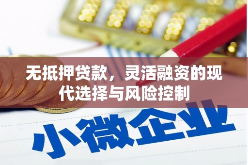卓溪无抵押贷款，灵活融资的现代选择与风险控制