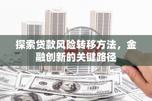 卓溪探索贷款风险转移方法，金融创新的关键路径