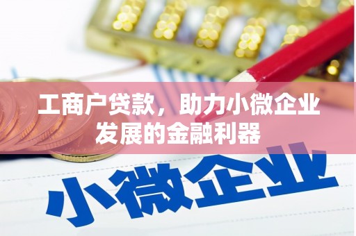 卓溪工商户贷款，助力小微企业发展的金融利器