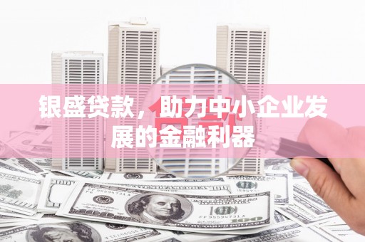 卓溪银盛贷款，助力中小企业发展的金融利器