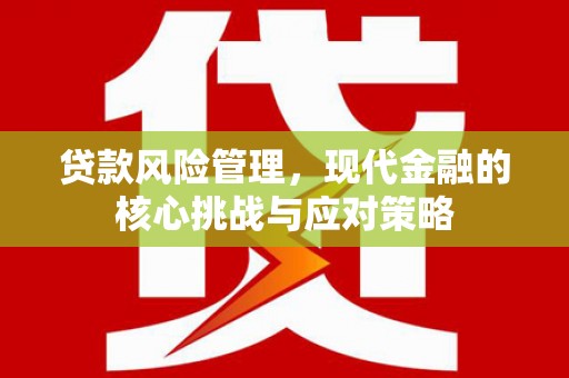 卓溪贷款风险管理，现代金融的核心挑战与应对策略