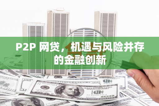 卓溪P2P 网贷，机遇与风险并存的金融创新