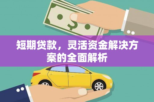 卓溪短期贷款，灵活资金解决方案的全面解析