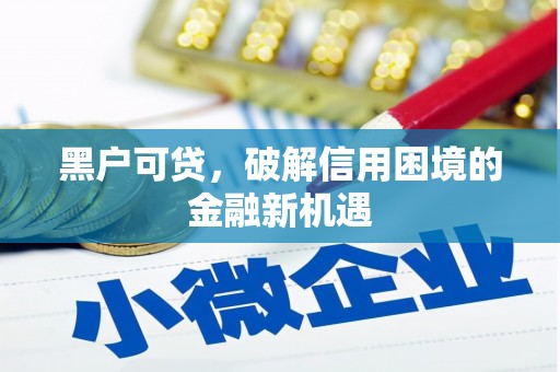 卓溪黑户可贷，破解信用困境的金融新机遇