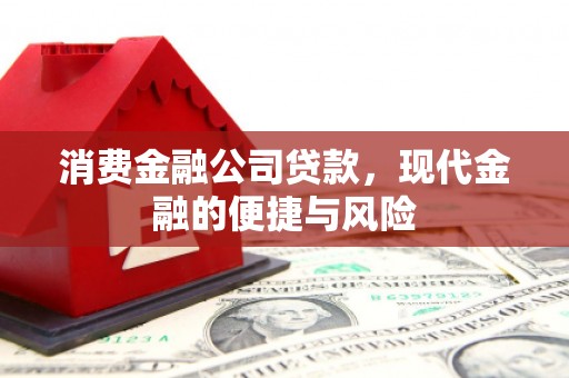卓溪消费金融公司贷款，现代金融的便捷与风险